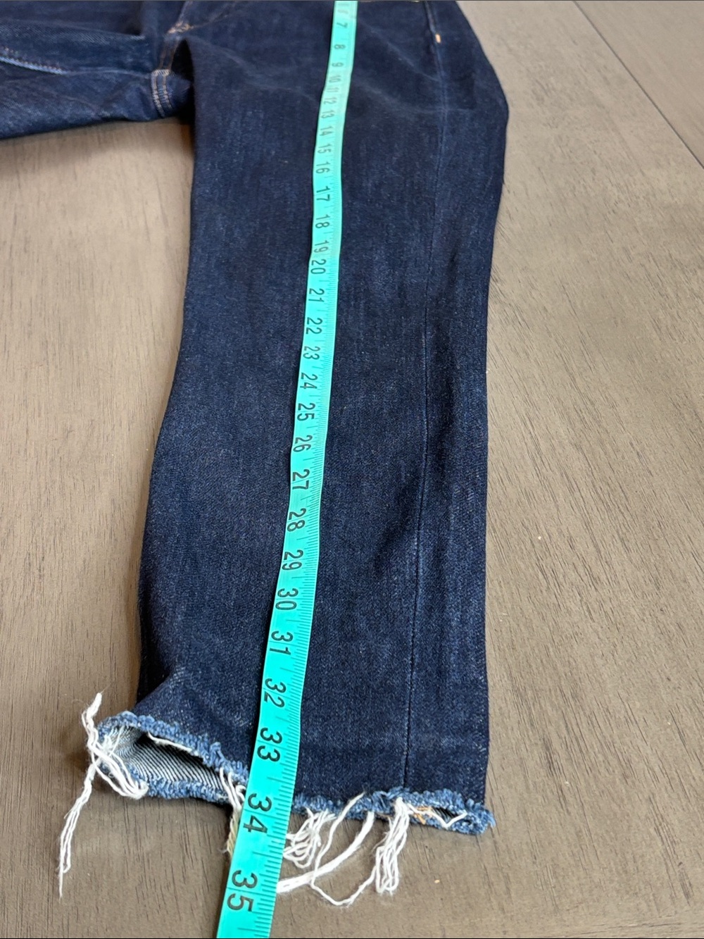 π Banana Republic Straight Leg Jeans Womenβs 26P Dark Wash Stretch Denim π - Picture 8 of 12